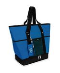 Everest Luggage Deluxe Shopping Tote, Royal Blue/Black, Royal Blue/Black, One Size