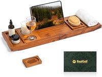 Realgulf Teak Bathtub Tray, Bath Ca