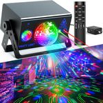 Sound Activated LED Disco Ball with Remote Control - For Parties, Clubs, and Home Decor