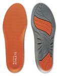 Sof Sole Insoles Men's ATHLETE Performance Full-Length Gel Shoe Insert, Orange, 11-12.5