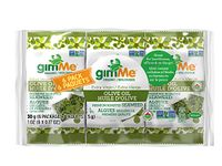 gimMe Organic Roasted Seaweed Snacks 30g Multipack - Extra Virgin Olive Oil Flavour - Healthy On-The-Go Snack for Kids & Adults - Keto, Vegan, Gluten Free - 6 x 5g