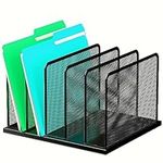 Kuntine.B Desk File Organizer 5 Sec