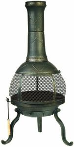 Deckmate Sonora Outdoor Chimenea Fireplace Model 30199