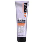 Fudge Professional Everyday Clean Blonde Damage Rewind Conditioner, Daily Purple Toning for Blonde Hair, Bond Repair Technology, 250 ml