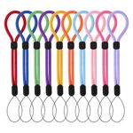 Tucnoeu 20Pcs Wrist Strap Lanyard,10 Colors Adjustable Wrist Lanyards Phone Wristlet Strap for Keys,Cell Phones,Cameras,USB,Flashlights,Keychains