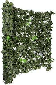 Woodside Artificial 1.5m x 3m Faux Maple Leaf/Ivy Garden Fence Screening Privacy Hedge Roll