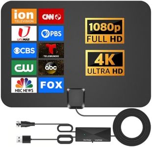 TV Antenna for Local Channels, TV Antenna for Smart TV Indoor -16.5ft Cable