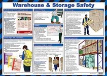 Safety First Aid Group Group Warehouse & Storage Safety A2 Poster, Laminated