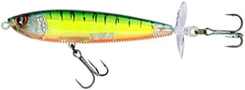 Yo-Zuri 3DB Prop Topwater Lure, Prism Fire Tiger, 3-1/2-Inch