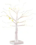 Fox Valley Traders 18” All Seasons Artificial Tree, Pre-Lit White Wire