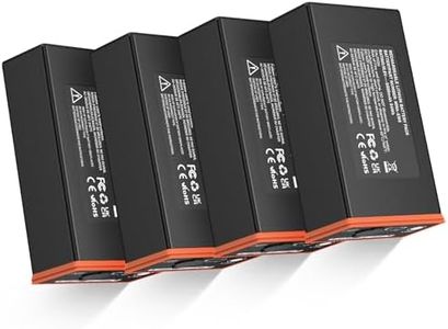 4 Pack 5000mAh Power Mag Lithium Battery Pack for Moultrie Edge Serices