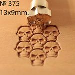 Skull Leather Stamp Tool Stamps Stamping Carving Punches Tools Craft Leathercrafting