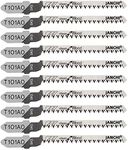 50 Pack T101AO T-Shank Contractor Jigsaw Blade Set Made with HCS, 3-Inch 20TPI Jigsaw Blades Optimized for Cutting Wood, PVC, and Plastic