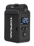Topeak E-Booster Digital Electric Pump with Digital Gauge for Bicycle Tyres, Black