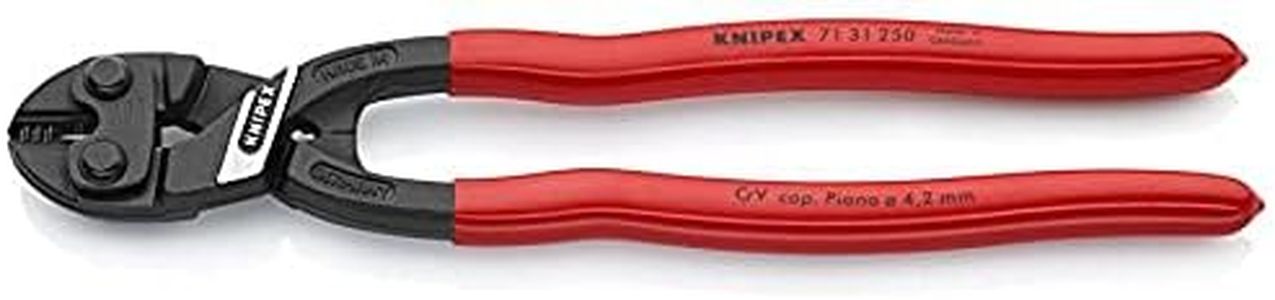 KNIPEX Tools - CoBolt Compact Bolt Cutter With Notched Blade (7131250), 10-Inch