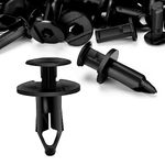 KEMIMOTO 200 PCS 8mm Plastic Push Rivets Car Clips Push-Type Nylon Bumper Fastener Rivet Expansion Screws Replacement Compatible with C-a-n A-m Auto Body