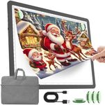 TOHETO Rechargeable A4 Light Pad wi