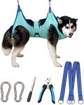 Kkiimatt Dog Pet Grooming Hammock,E