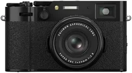 Fujifilm X100VI 40.2 MP Mirrorless Camera with Fixed 23mmF2 Lens (APS-C X-Trans CMOS 5 Sensor, X-Processor 5, Hybrid Viewfinder, LCD Tilt Touchscreen, Face Detection AF, 20 Film Simulations - Black