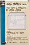 Dritz Dust Serger, 13" x 12-3/4" x 8-3/4", 1 Count, Clear Vinyl Machine Cover