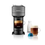 Nespresso Vertuo Next Coffee Machine, for Nespresso coffee capsules, Dark Grey. Makes Espresso, Mug, Lungo, Long Cups