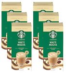 Starbucks White Mocha Premium Instant Coffee, 5 Sachets, (Pack of 6, Total 30 Sachets)