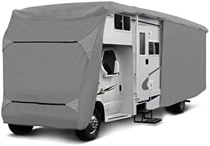 TRAVORA - Wohnmobil Schutzhülle - wetterfeste Wohnmobilabdeckungen - hochwertige Abdeckplane - 660 x 235 x 275 cm große Wohnmobil Schutzhülle - sicherer Schutz gegen Staub und Nässe