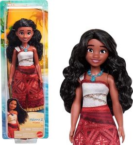 Mattel Disney Moana 2 Moana Fashion Doll with 2 Accessories, Removable Outfit with Necklace & Anklet, Inspired by The Movie