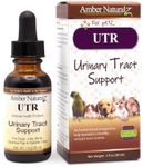 AMBER NATURALZ UTR Urinary Tract Herbal Supplement for Dogs, Cats, Birds, Guinea Pigs, and Rabbits | Pet Herbal Supplement for Bladder Support | 1 Fluid Ounce Glass Bottle | Manufactured in The USA