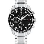 Tommy Hilfiger Analogue Multifunction Quartz Watch for Men with Silver Stainless Steel Bracelet - 1791835