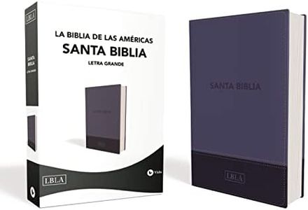 Lbla, Santa Biblia, Letra Grande Tamaño Manual, Leathersoft