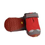 Ruffwear, Grip Trex Dog Boots, Outdoor Booties with Rubber Soles for Hiking and Running, Red Sumac, 2.25"