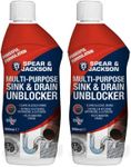 Spear and Jackson 2 x 500ml Heavy D