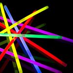 8" Glow Stick Bracelets (Tube of 100 Assorted) Glow in the Dark Sticks, Light Up Party Favors. Neon Glow Bracelets and Glow Necklaces with Connectors. Glow Party Pack Decorations Bulk Party Supplies