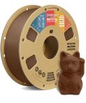 OVERTURE Matte PLA Filament 1.75mm,PLA Matte Filament 1.75mm,1kg Spool (2.2lbs),Dimensional Accuracy +/-0.03mm, Fit Most FDM Printer(Matte Chocolate)