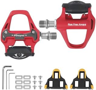 Road Bike Pedals, 9/16" Sealed Bearings & Nylon Clipless Bicycle Pedals with Cleats Set for 3-Bolt Cycling Shoes