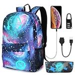 Pawsky Galaxy Backpack for School, 