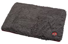 Petface Outdoor Paws Memory Foam Microfibre Crate Mat, Large, Black