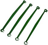 Gardeningwill 12Pcs Tomato Trellis Connectors Stake Arms for Tomato Cage 16Mm Plant Stakes