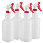 DilaBee Empty Spray Bottles - 4 Pack 950ML Refillable Spray Bottle - Leak Proof Durable water spray bottle - Trigger Sprayer with Mist & Stream