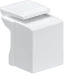 Leviton 41084-BW Blank Quickport Insert, 10-Pack, White