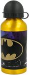 Stor Batman | Aluminium Kids Bottle - Kids Water Bottle - Reusable Water Bottle - 400 ml, 85534, Batman Symbol, 1 Piece (Pack of 1)