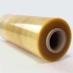 Bag Market | Strong 18'' Clear PVC Meat/Food Wrap - 12mu | 450mm x 1500m | Jumbo Cling Film