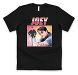 Sanfran Clothing Friends Homage T-Shirt Tee Retro 90's Chandler Rachel Monica Phoebe Ross Joey Funny Large/Black
