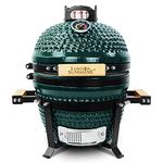 London Sunshine 13 inch Ceramic Kamado Charcoal BBQ Gril - Green