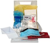 First Aid Only 216-O Blood Pathogen Clean Up Kit with 6-Piece CPR Pack, 29-Piece Body Fluid Clean Up Kit in Plastic Case