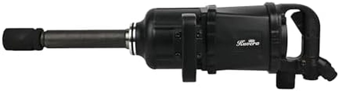 Hyco Label Kuvera 1-Inch Super Heavy Duty Pnuematic Impact Wrench, 5000 Nm Torque, with 2 Sockets, Black Made in Taiwan
