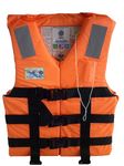 Apex Polyester Safety Adult's Life Jacket, Life Saving Jacket for Swimming Guard, Drifting Boating, PFD Type III (120kg, Universal Size, Orange)
