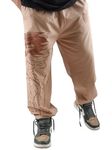 ComicSense.xyz Unisex Attack on Titan Anime Joggers for Men and Women, Attack Titan Printed Anime Baggy Fit Track Pants - Medium Brown