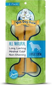 Yeti Dog Chew - Yak Cheese Himalayan Dog Chews - Healthy Long Lasting - Yak Chews for Large, Medium and Small Dogs - Yak Bones for Dogs - Natural Yak Cheese Dog Chews - Large, 7 oz, 2 Piece